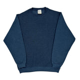 Blank Fruit Of The Loom Sweatshirt - Medium Blue Cotton Blend