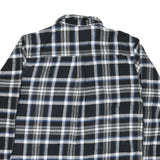 ANCHORACE Mens Black & White Check Shirt 2XL Long Sleeve Cotton Blend Casual