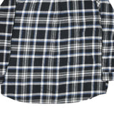 ANCHORACE Mens Black & White Check Shirt 2XL Long Sleeve Cotton Blend Casual