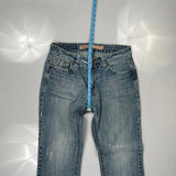 Rock & Roll Hall Of Fame Boot Cut Jeans - 33W US 8 Light Wash Cotton