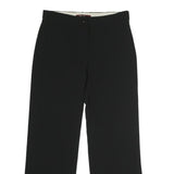 MAX MARA STUDIO Womens Cotton Blend Black Regular Straight Trousers W30 L30
