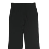 MAX MARA STUDIO Womens Cotton Blend Black Regular Straight Trousers W30 L30