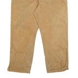 DICKIES Mens Jeans Beige Regular Straight Denim W40 L29 Workwear Pockets Zip