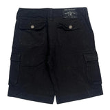 True Religion Cargo Shorts - 34W 11L Black Cotton