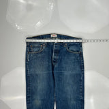 501 Levis Jeans - 36W 30L Blue Cotton