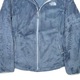 THE NORTH FACE Womens Blue Softshell Jacket S Polyester Blend Zip Lightweight