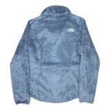 THE NORTH FACE Womens Blue Softshell Jacket S Polyester Blend Zip Lightweight