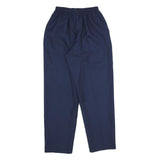ALFRED DUNNER Womens Classic Navy Blue Trousers W22 L27 Elasticated Waist Plain