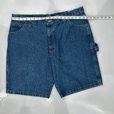 Dickies Carpenter Shorts - 38W 10L Blue Denim