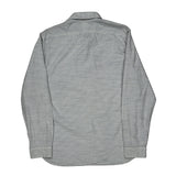 Timberland Striped Shirt - Large Blue Cotton