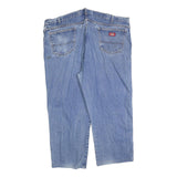 DICKIES Mens Regular Blue Denim Jeans W46 L26 Classic Cotton Blend Zip Pocket