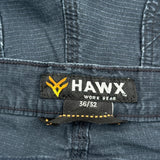 Hawx Workwear Carpenter Pants - 34W 32L Blue Cotton