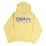 DISNEY Womens Yellow Disneyland Resort Hoodie S Cotton Casual Pullover