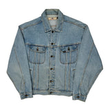 Suzuki Lee Graphic Denim Jacket - XL Light Wash Denim