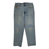 Tommy Hilfiger Double Knee Jeans - 34W 30L Light Wash Denim