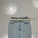 Made In USA Levis 512 Slim Fit Jeans - 28W UK 8 Light Wash Cotton