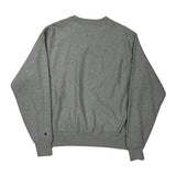 Reverse Weave Champion College Sweatshirt - Medium Grey Cotton Blend