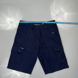 Ecko Unltd Cargo Shorts - 34W 11L Navy Cotton