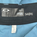 Oakley Chino Shorts - 34W 10L Blue Polyester