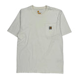 Carhartt T-Shirt - Medium White Cotton