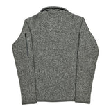 Patagonia Fleece 1/4 Zip - Small Gray Polyester