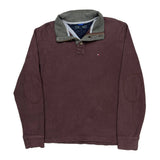 Tommy Hilfiger Sweater - Large Brown Cotton