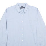 NAUTICA Mens Blue L Cotton Classic Fit Long Sleeve Shirt Casual