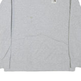 THE NORTH FACE Womens Grey Sweatshirt Crew Neck L Casual Cotton Blend Pullover