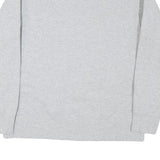 THE NORTH FACE Womens Grey Sweatshirt Crew Neck L Casual Cotton Blend Pullover