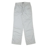 TEDDYS Mens Cotton Blend Regular Fit Beige Trousers W29 L31 Casual Zip Closure