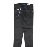 G-STAR Mens Cotton Blend Black Slim Skinny Trousers W28 L33 Stylish Zip Closure