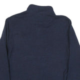 CHAPS Mens Navy Plain Pullover Crew Neck Basic Knit Jumper L Polyester Blend