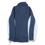 HELLY HANSEN Womens Navy & White Outdoor Jacket M Polyamide Plain Zip Warm