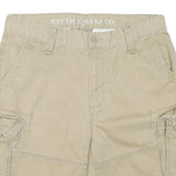 NAUTICA Mens Shorts Beige Casual Cargo Size L W36 Cotton Blend Summer