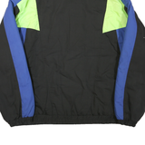 DISCOVERY CIRCLE Mens Black & Blue Jacket 2XL Polyester Blend Zip Cold Weather