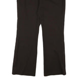 LAUREN RALPH LAUREN Womens Regular Black Polyester Blend Straight Leg Trousers