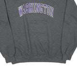 CHAMPION Mens Grey Washington Crew Neck L Sweatshirt Cotton Blend Athletic