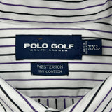 Polo By Ralph Lauren Striped Shirt - 2XL Black Cotton