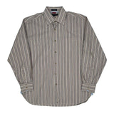 Tommy Hilfiger Striped Shirt - Large Multicoloured Cotton
