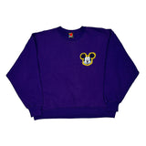 Mickey Unlimited Sweatshirt - Large Purple Cotton