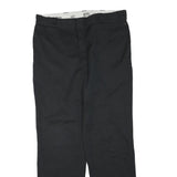 DICKIES Mens Polyester Blend Black Regular Fit Straight Trousers W40 L34