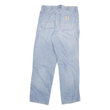CARHARTT Mens Regular Fit Light Blue Denim Jeans W30 L32 Casual Workwear