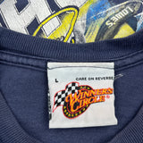 Daytona 500 Winners Circle Nascar T-Shirt - Large Navy Cotton