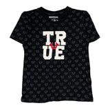 Age 10-12 True Religion T-Shirt - Large Black Cotton