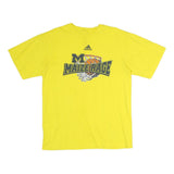 ADIDAS Mens Yellow Maize Rage Graphic T-Shirt M Crew Neck Short Sleeve Cotton