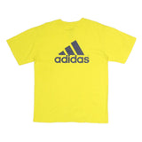 ADIDAS Mens Yellow Maize Rage Graphic T-Shirt M Crew Neck Short Sleeve Cotton