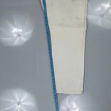 Dickies Double Knee Carpenter Trousers - 36W 30L White Cotton