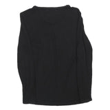 GERARD DAREL Womens Black Cotton Blend Basic Top Long Sleeve Round Neck S