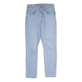 LEVI'S 501S Mens Jeans Blue Regular Straight Denim Light W28 L27 Classic Fit