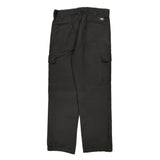 Dickies Cargo Trousers - 36W 34L Black Cotton